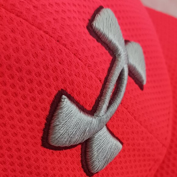 NWOT Under Armour Orange Youth Medium Hat - Picture 2 of 5